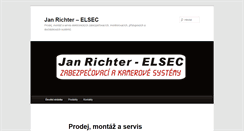 Desktop Screenshot of elsec.cz